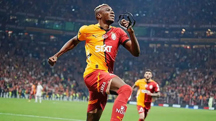 Galatasaray, Antalyaspor'u 4-0 Mağlup Etti! Osimhen'den Hat-Trick