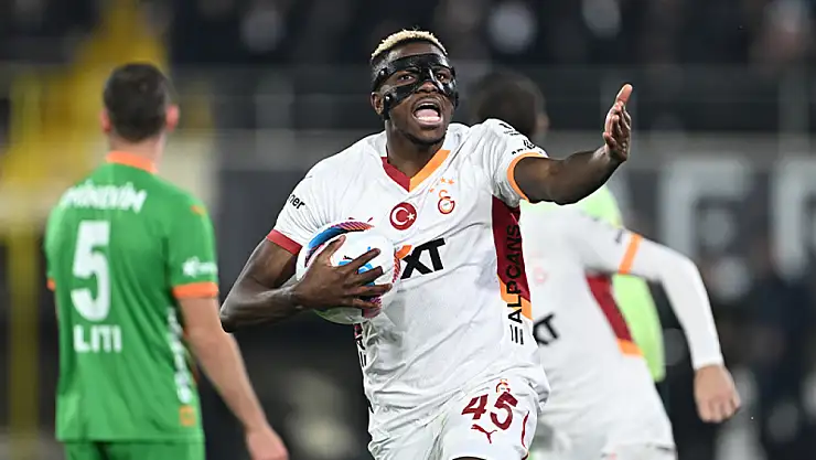 Galatasaray'dan hayati 3 puan! Osimhen yine sahnede