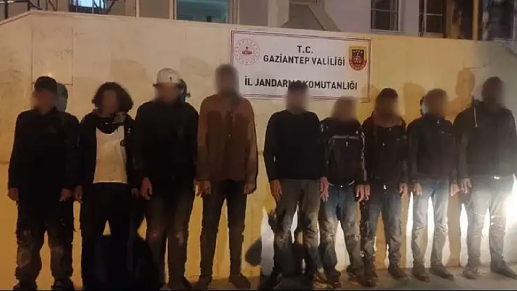 Gaziantep'te 45 düzensiz göçmen yakalandı
