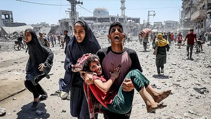 Gazze'de zorla yerinden edilenlerin sayısı 796 binin üzerine çıktı