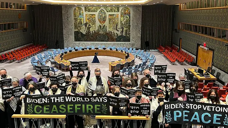 Hahamlar'dan BM Genel Merkezi'nde ateşkes çağrısı