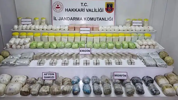Hakkari'de 361 Kilo Uyuşturucu Ele Geçirildi