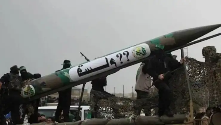 Hamas Duyurdu: Füzelerle Vurduk!