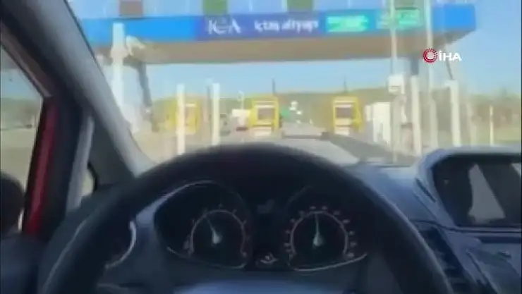 HGS Gişesine Hızlı Girdi, Cezası Ağır Oldu