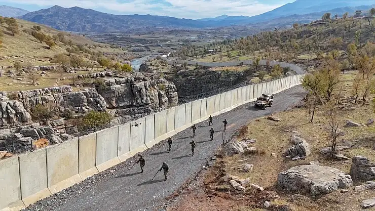 Irak Sınırına 2 Bin 152 Metre Güvenlik Duvarı İnşa Edildi