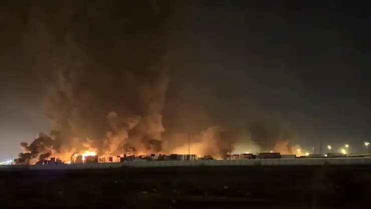 İran'da liman yangınında can kaybı 46'ya yükseldi