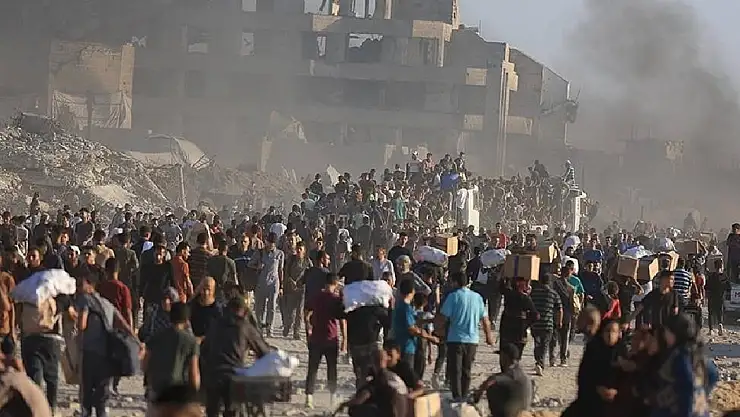 İsrail Gazze'de Yardım Dağıtım Noktasını Vurdu  58 Ölü