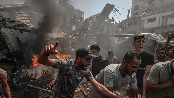 İsrail, Netzarim'de yardım bekleyen Filistinlileri vurdu! Gazze'de son durum ne?