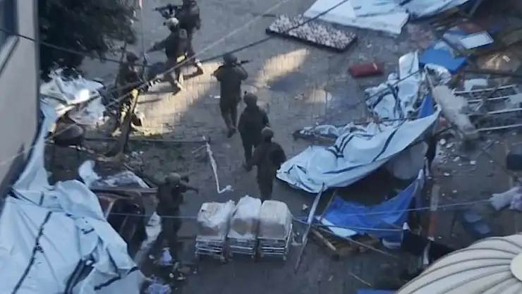 İsrail Yine Katliam Yaptı Şifa Hastanesi Bombardıman Altında