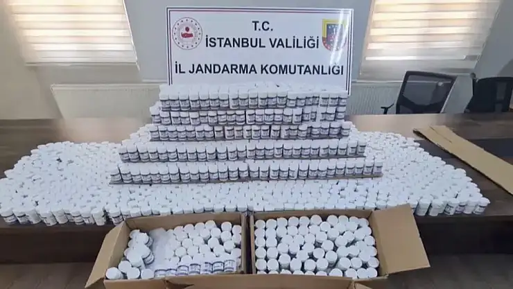 İstanbul'da 1 milyon 919 bin uyuşturucu hap ele geçirildi: 9 gözaltı