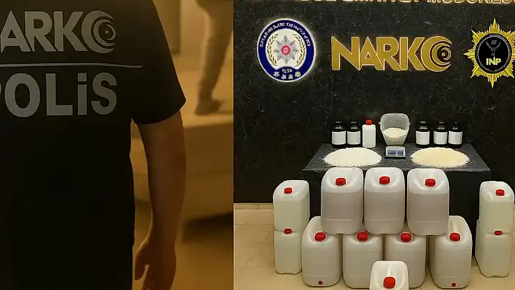 İstanbul'da düzenlenen operasyonda 218 kilo metamfetamin ve 81 kilo kimyasal katkı maddesi ele geçirildi