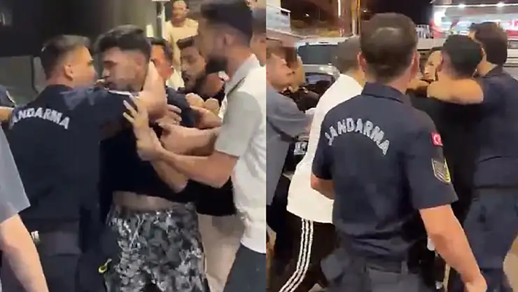 İzmir'de jandarma ekiplerine saldırı