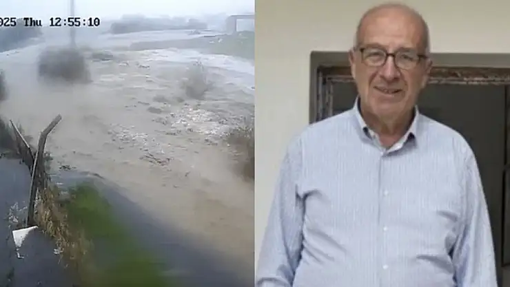 İzmir Foça'da selde kaybolan 70 yaşındaki adamın o andaki görüntüleri ortaya çıktı!