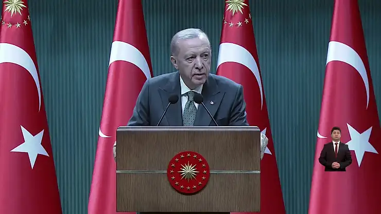 Kabine Toplantısı Sonrası Cumhurbaşkanı Erdoğan'dan Açıklamalar