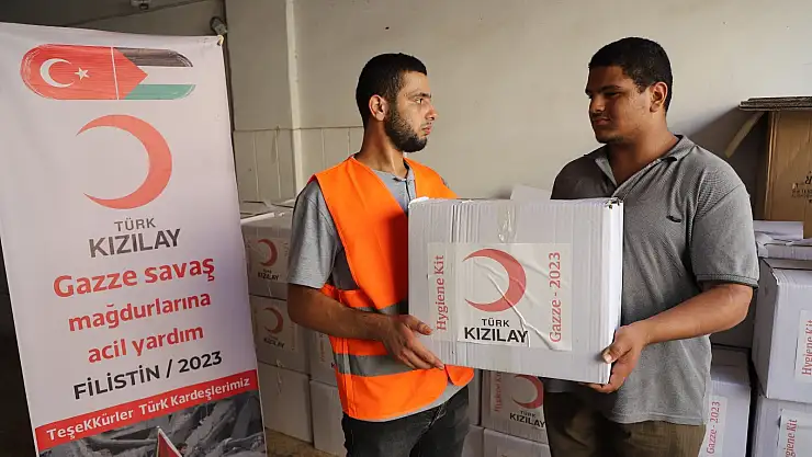 Kızılay'dan Gazze'ye 1107 Ton Yardım