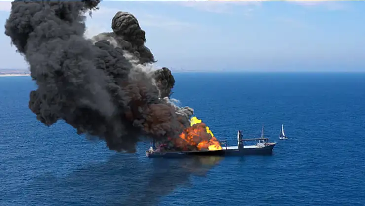 Kızıldeniz'de büyük patlama