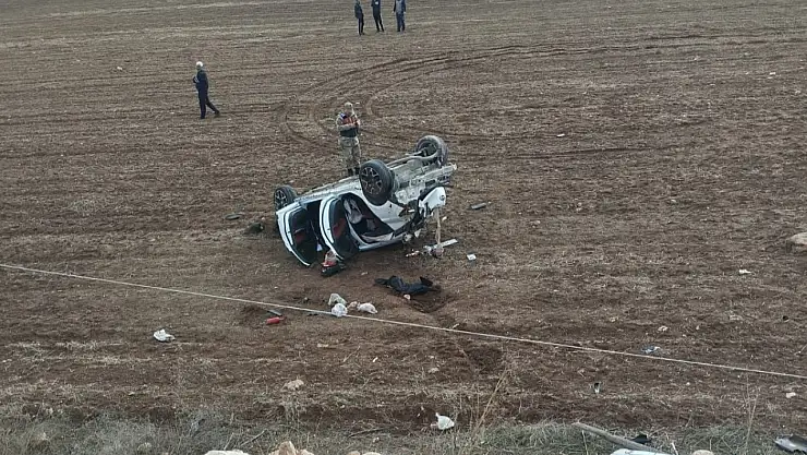 Köpeğe çarpmamak için  takla attı