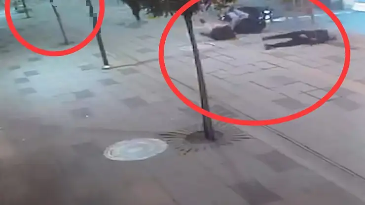 Köpeklerden kaçmaya çalışan motosikletlinin çarptığı yaya hayata tutunamadı