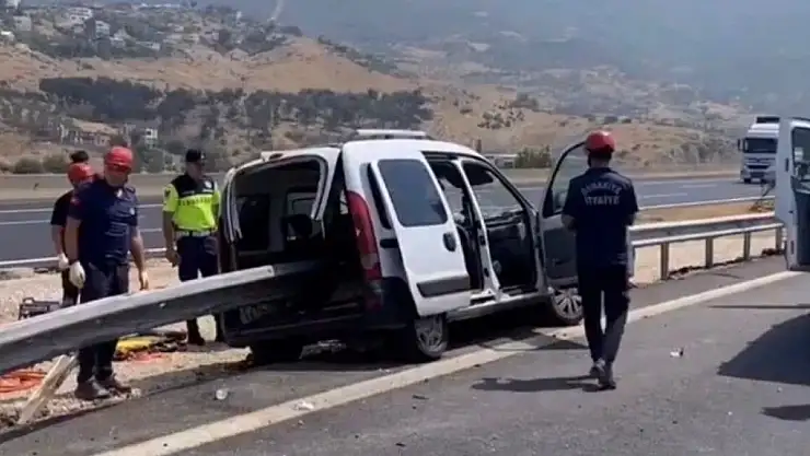 Korkunç kazada iki can kaybı