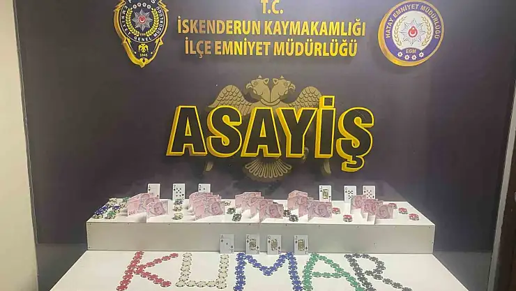 Kumar oynarken yakalandı polise kimlik sordu