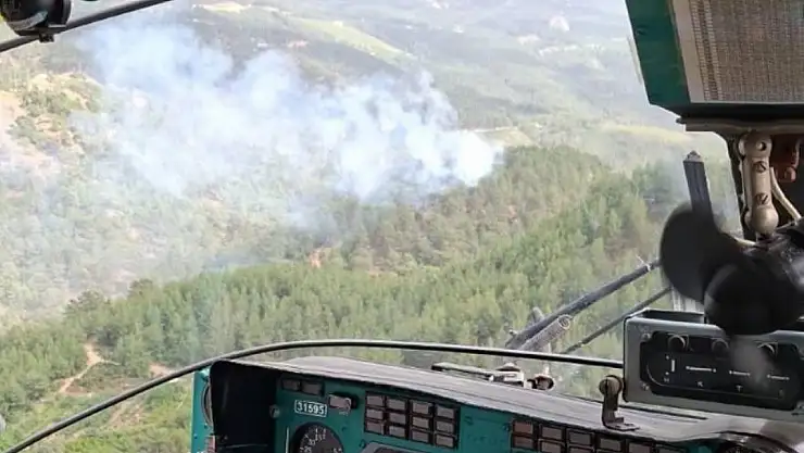 Kumluca'da orman yangını: 1 hektarlık alan zarar gördü