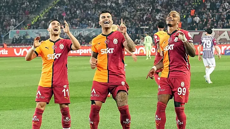 Lider Galatasaray Trabzon'da Kazandı Şampiyonluğa Bir Adım Kaldı!