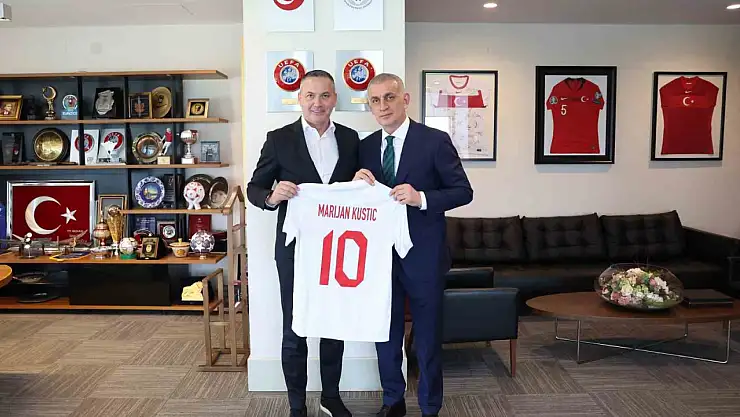 Marijan Kustic'ten, TFF Başkanı Hacıosmanoğlu'na ziyaret