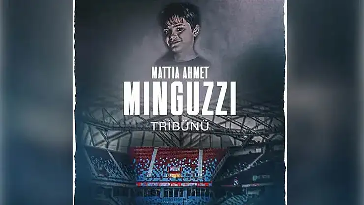Mattia Ahmet Minguzzi'nin adı tribüne verilecek