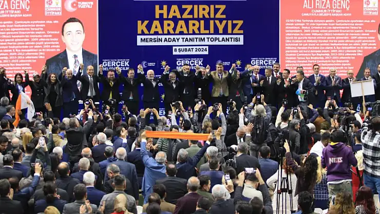 Mersin'de Cumhur İttifakı'nın adayları tanıtıldı