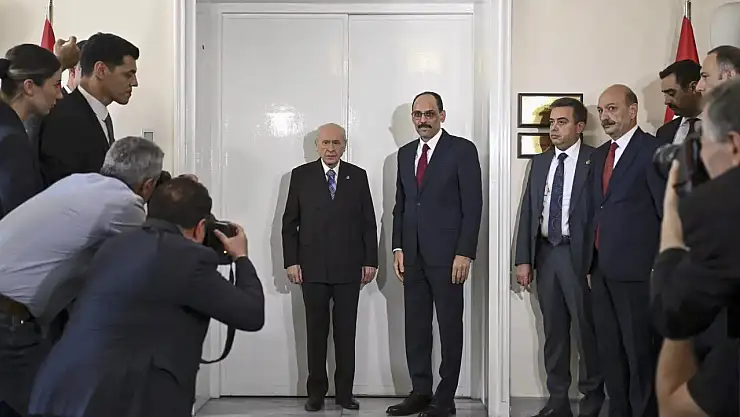 MİT Başkanı Kalın MHP Genel Başkanı Devlet Bahçeli'yi Meclis'te ziyaret etti