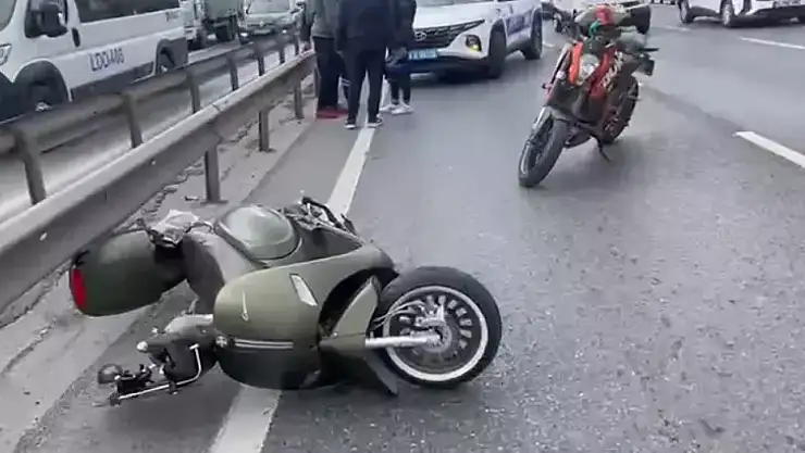 Motosiklet kazasında 1 ölü, 1 yaralı
