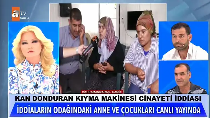 Müge Anlı'da Kıyma Makinası İddiasında Anne ve Çocuklara Karşı Karşıya Geldi