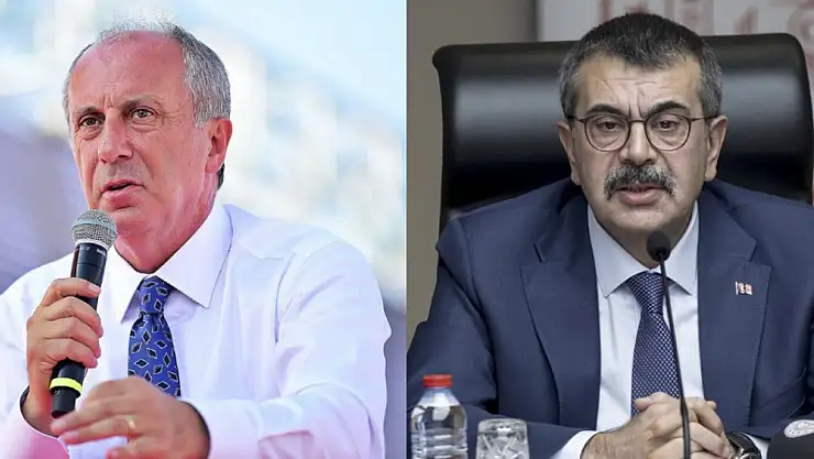 Muharrem İnce'den Bakan Tekin'e 'Cumhuriyet Meydan Okuması'