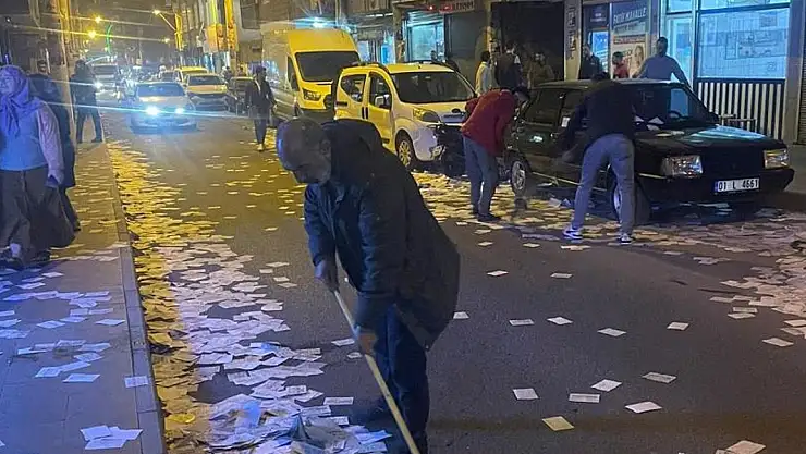 Muhtar Seçildi İlk İcraatı Olarak Temizlik Yaptı