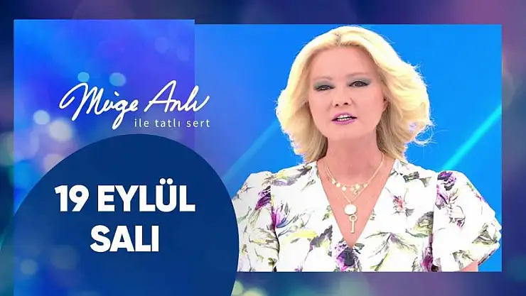 Müge Anlı ile Tatlı Sert 20 Eylül Çarşamba ATV Canlı İzle..