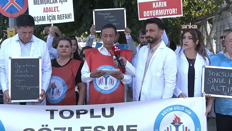 Öğretmenlerden memur zamlarına tepki