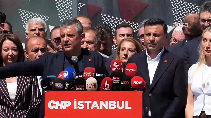 Özgür Özel'den CHP İstanbul İl Başkanlığı'na kayyum atanmasına sert tepki