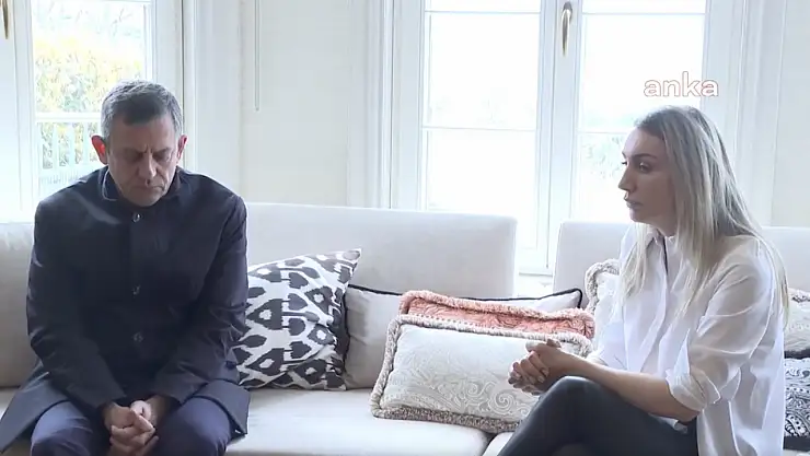 Özgür Özel Dilek Kaya İmamoğlu'nu evinde ziyaret etti