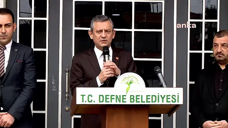 Özgür Özel Hatay Valisi'ne Söylüyorum Senden de Hesap Sormak Özgür Özel'in Boynunun Borcu Olsun