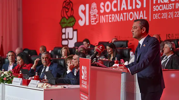 Özgür Özel, İstanbul'da Sosyalist Enternasyonal toplantısına ev sahipliği yapacak