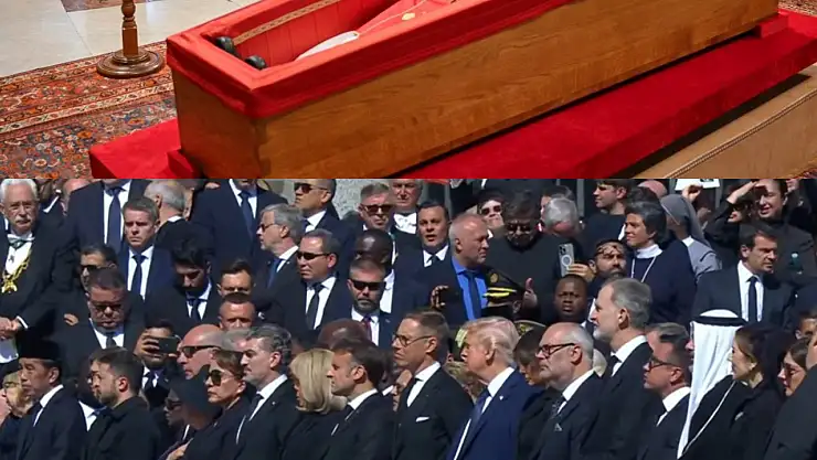 Papa Franciscus için cenaze töreni! Dünya liderleri akın etti