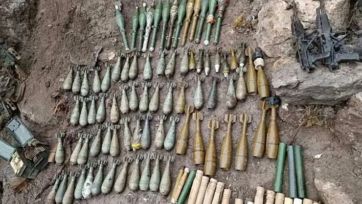 PKK'ya Bir Darbe Daha! Çok Sayıda Mühimmat Ele Geçirildi