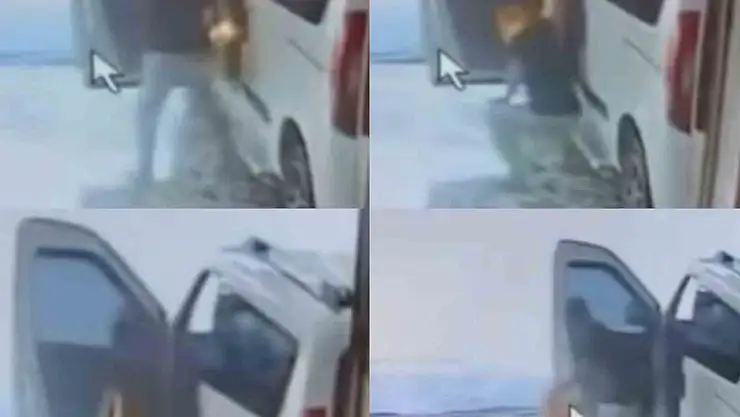 Powerbank alev aldı, çalışan aracı yanmaktan kurtardı