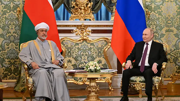 Putin ile Umman Sultanı Al Said'den ilk yüz yüze görüşme