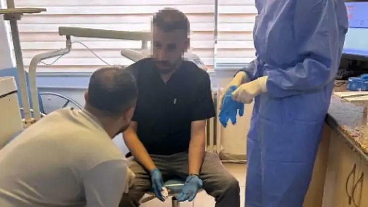 Randevu bulamayan hasta, tartıştığı diş hekimine kafa attı