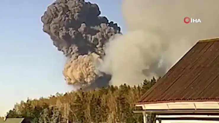 Rusya'da cephanelikte patlama: İki köy tahliye edildi
