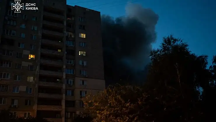 Rusya'dan Kiev'e  dronlu saldırı