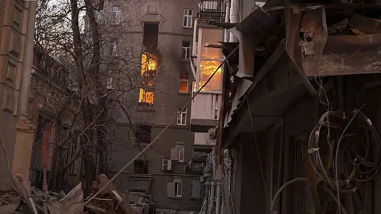 Rusya'dan Kiev'e İHA saldırısı