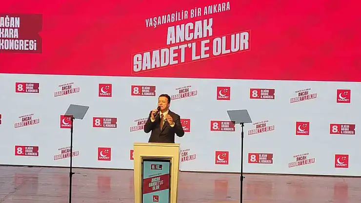 Saadet Lideri Arıkan Çözümünün Adresi Ankara'dır, Makam Belli, Gazi Meclis'tir