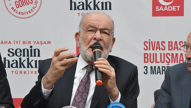 Saadet Lideri Karamollaoğlu: İnsanımız Adeta Nefes Alamıyor